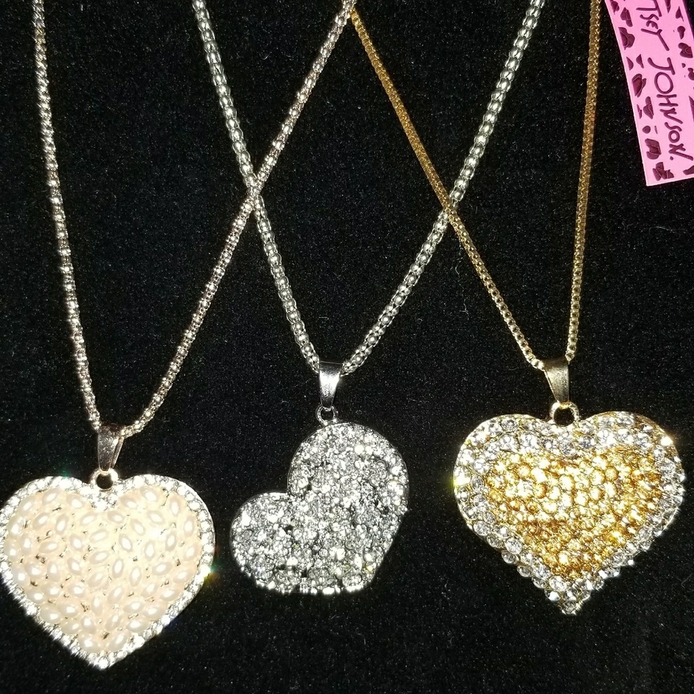 Betsey Johnson Jewelry Necklaces Hearts, Mermaids, Dragonflies, Airplanes, Stars